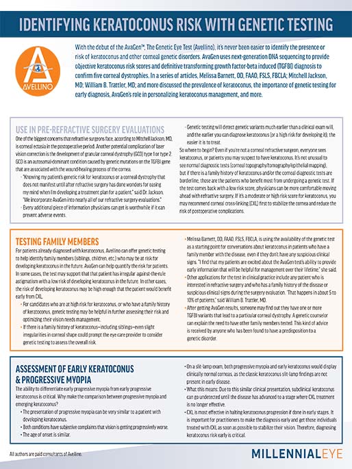 Identifying Keratoconus Risk with Genetic Testing
