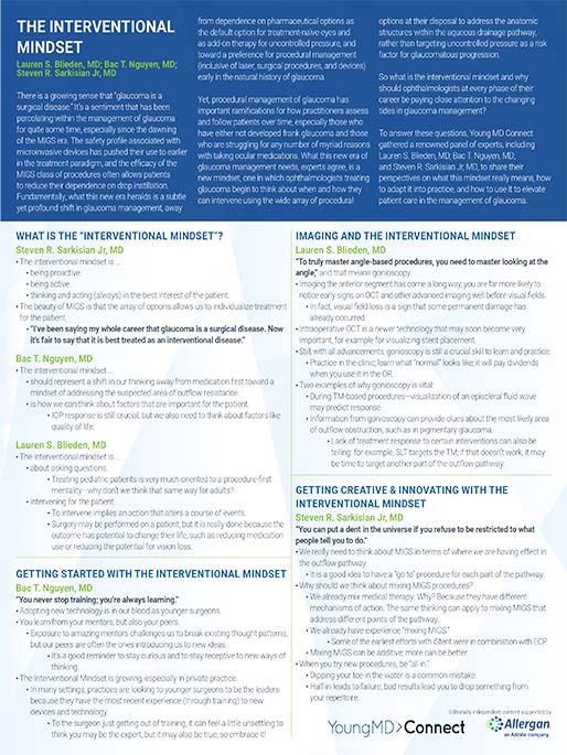 The Interventional Mindset